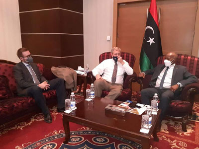 وزارة العمل وووكالة الأمم المتحدة للهجرة في ليبيا يستعرضان المشاريع المشتركة ونظام حصر العمالة 
