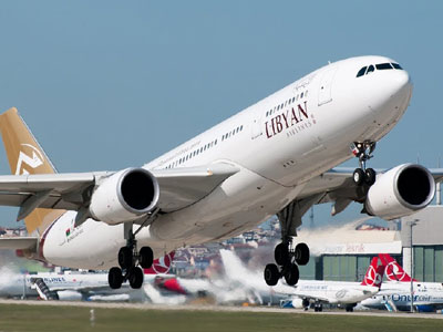 الخطوط الجوية الليبية تسيير رحلاتها الى تونس والاسكندرية وصفاقس بالاضافة الى عدد من الرحلات الداخلية  