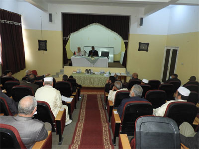 اجتماع مدراء مدارس التعليم الديني على مستوى ليبيا بمنارة أبي راوي للعلوم الدينية زليتن 