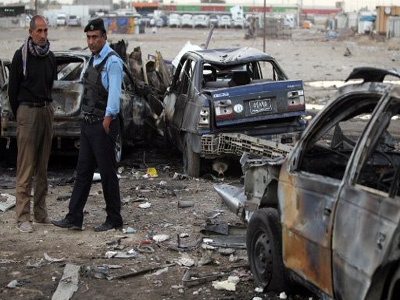 انفجارين غربي بغداد 
