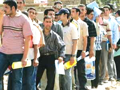 ارتفاع نسبة البطالة في مصر 