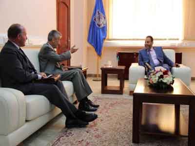 وزير الداخلية بحكومة الوفاق الوطني يستقبل السفير البريطاني لدى ليبيا  