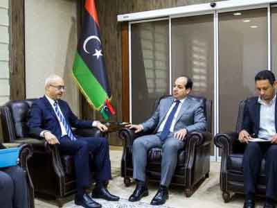 معيتيق يستقبل السفير التركي لبحث استئناف رحلات الخطوط التركية إلى ليبيا  