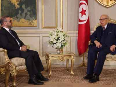 الرئيس التونسي يلتقي رئيس المجلس الأعلى للدولة  