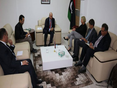 النائب فتحي المجبري يلتقي سفيرة الاتحاد الأوروبي لدى ليبيا