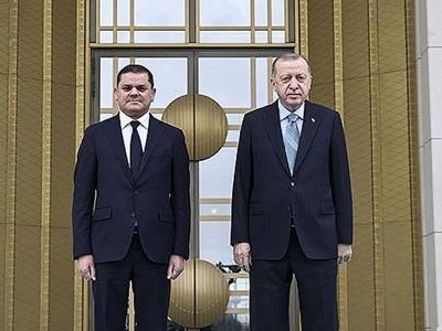 الأناضول : الدبيبة و أردوغان يقيمان في اتصال هاتفي العلاقات الثنائية والتطورات الإقليميةوعلى رأسها الاعتداءات الإسرائيلية 