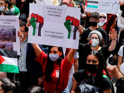 آلاف المحتجون في لندن ومدريد رفضا للعدوان الصهيوني على غزة  