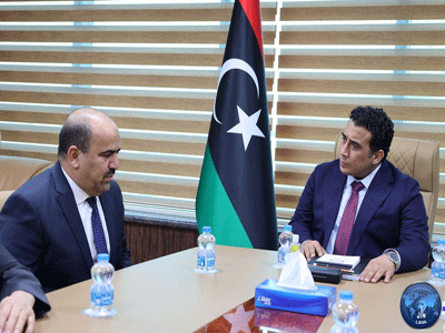 رئيس المجلس الرئاسي يستقبل سفير الجزائر لدي ليبيا ويبحث معه مستجدات المشهد السياسي الليبي محلياً ودولياً