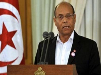 الرئيس التونسي المؤقت محمد منصف المرزوقي 