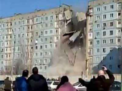 مصرع شخصين إثر انفجار غازى فى روسيا