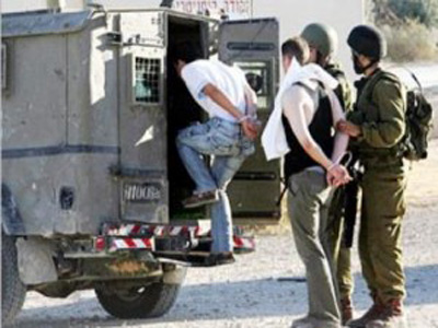اعتقال 13 فلسطينياً