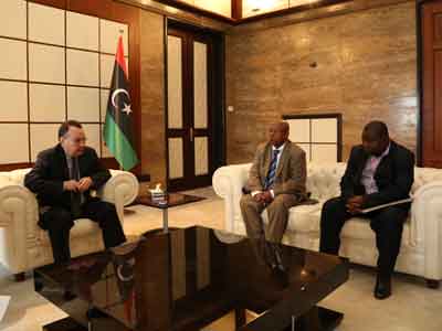وزير الخارجية والتعاون الدولي يستقبل سفيري أريتريا والكونغو الديمقراطية لدى ليبيا 