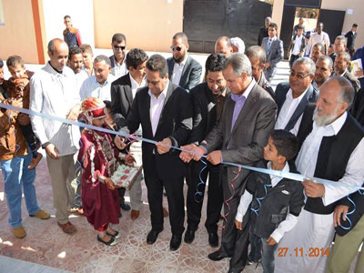 افتتاح مدرسة تعليمية بمنطقة الهواري 