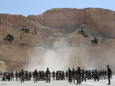 تمرين عسكري أردني مصري مشترك بالعقبة