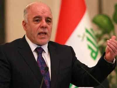 العبادي: العراق سيدفع أجور قوات البشمركة والموظفين الحكوميين في كردستان 