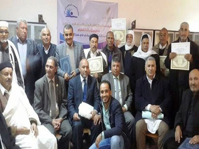 حفل تكريم المعلمين «المتقاعدين» بمكتب الثقافة قصر بن غشير