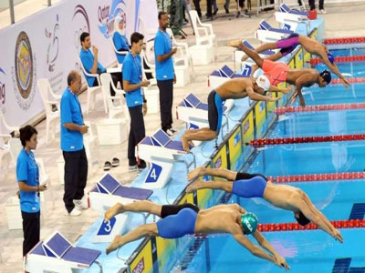 منتخبنا الوطني لفئة الناشئين للسباحة يشارك في البطولة العربية بمصر
