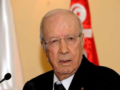 رئيس الجمهورية التونسي الباجي قايد السبسي يرفض التعديل الوزاري الذي قدمه رئيس الوزراء التونسي