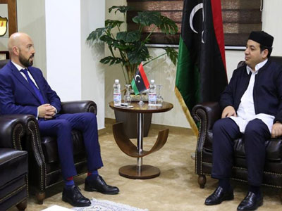 النائب أحمد معيتيق يلتقي المبعوث الشخصي لرئيس وزراء مالطا  