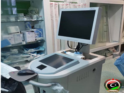 جهاز متطور يستخدم لأول مرة في ليبيا بقسم القلب ووحده القسطرة القلبية في مستشفي الهضبة العام 