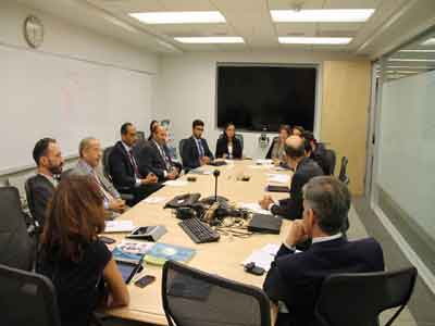 مركزي ليبيا يجتمع مع مؤسسة تنمية القدرات بصندوق النقد الدولي