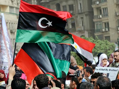 الشعب الليبي يحتفل 