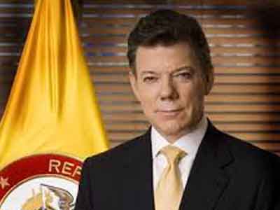 الرئيس الكولومبي جوان مانويل سانتوس 