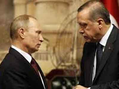 الرئيسان التركي والروسي يوقعان على اتفاق لاقامة مشروع للغاز الطبيعي 