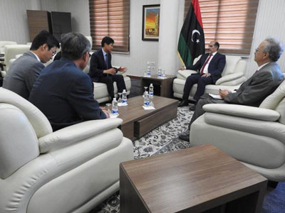 النائب كاجمان يلتقي سفير كوريا الجنوبية لدى ليبيا 