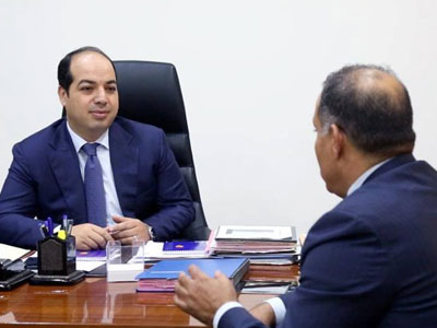 النائب أحمد معيتيق يلتقي رئيس الهيئة العامة للشباب والرياضة  
