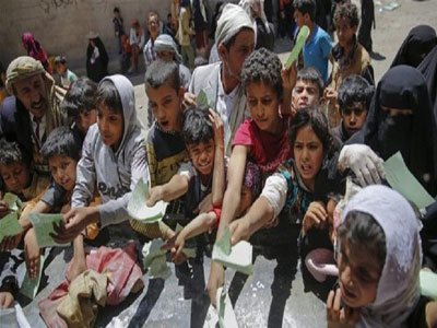 الأمم المتحدة تحذر من أن نصف اليمنيين قد يواجهون خطر المجاعة قريبا