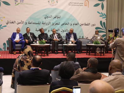 انطلاق أعمال المؤتمر العربي الافريقي للامن الغذائي  