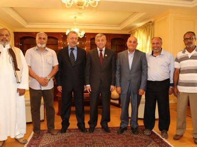 رئيس المؤتمر الوطني العام يستقبل أعضاء رابطة شهداء 17 فبراير بنغازي 