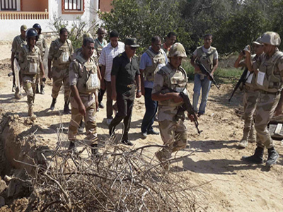 اصابة مجندين مصريين في انفجار عبوة ناسفة 