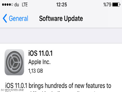 تحديث من أبل لإصلاح عيب كبير في iOS 11