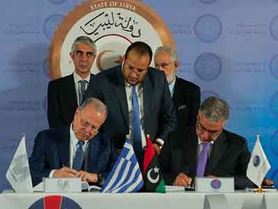 توقيع اتفاقية مع شركتين يونانية وأمريكية لإنشاء محطة طبرق الغازية 