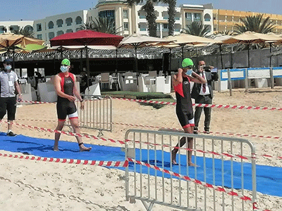 سباق لرياضة الترياثلون لأول مرة في ليبيا