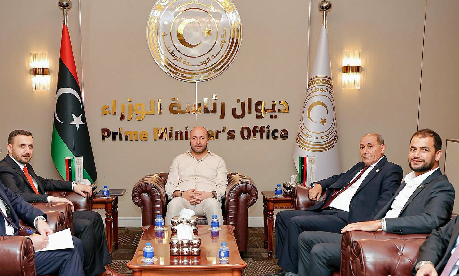 مباحثاث لتعزيز التعاون المشترك وتفعيل اللجنة العليا الليبية السورية